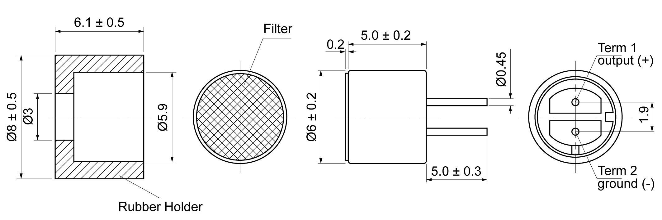 CMO6050-2022-382P-H Mechanical Drawing